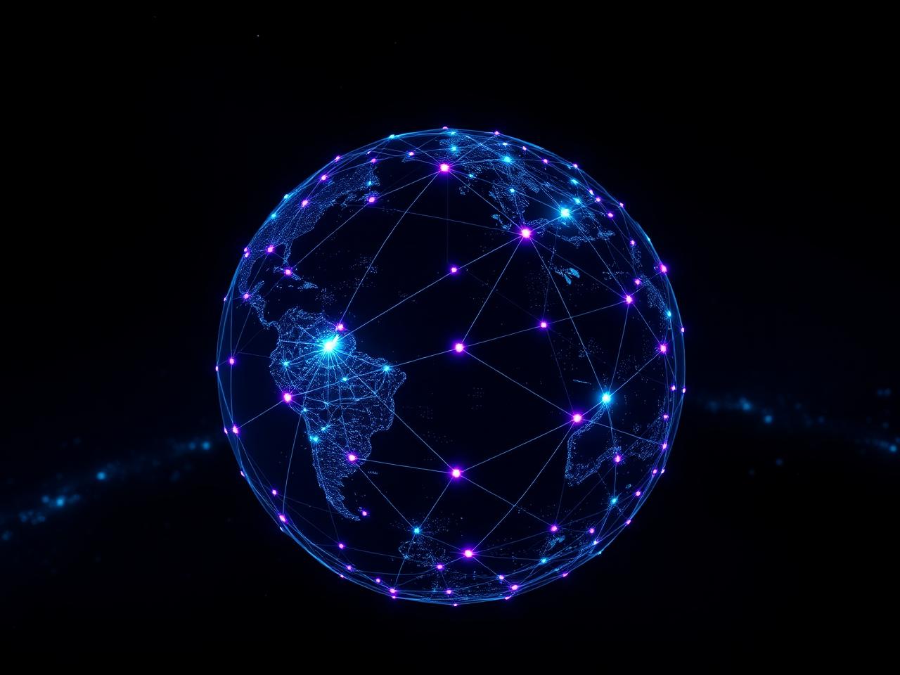 Global satellite mesh